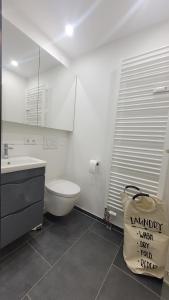 Koupelna v ubytování Apartment Lindenberg FEWO