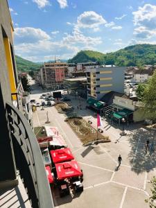 Nespecifikovaný výhled na hory nebo výhled na hory při pohledu z apartmánu