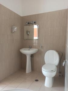 Koupelna v ubytování Sotirakis Hotel