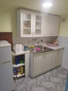 Kuchyňa alebo kuchynka v ubytovaní Heli budget condo