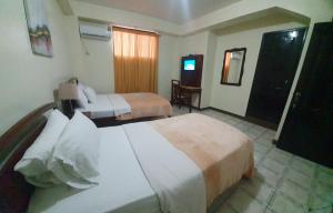 Katil atau katil-katil dalam bilik di Hotel Cisne II