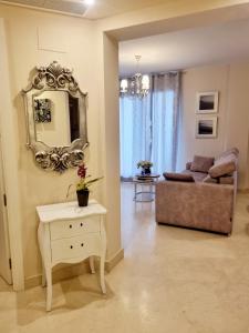Ein Sitzbereich in der Unterkunft Apartamento Lujo Calaceite