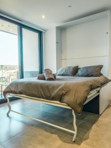 Χώρος καθιστικού στο Brand New Studio Near The Beach, Gibraltar