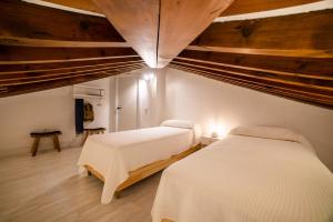 Posteľ alebo postele v izbe v ubytovaní Vacaciones Centro Málaga