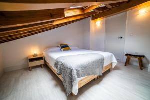 Posteľ alebo postele v izbe v ubytovaní Vacaciones Centro Málaga