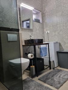 Koupelna v ubytování Apartman Meli in village Brusje + 31 fotografií