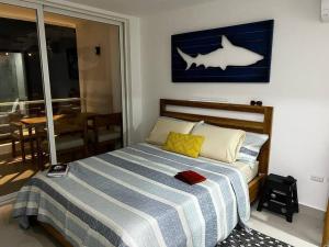 Ένα ή περισσότερα κρεβάτια σε δωμάτιο στο Balcon Dorado