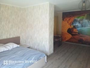 Postel nebo postele na pokoji v ubytování Aquadetente loudeac