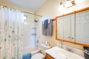 a bathroom with a toilet and a sink at Buena Vista Shambala Sanctuary Near Main St! in Buena Vista +33 photos