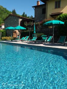 Bazén v ubytovaní Agriturismo Ristoro del Cavaliere alebo v jeho blízkosti