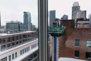 Nespecifikovaný výhled na destinaci New York nebo výhled na město při pohledu z hotelu