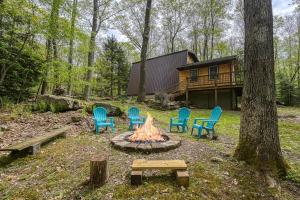 Zahrada ubytování Woodsy Way Cabin