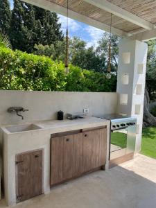 En have udenfor Villa Paolo - Rosa Marina Ostuni