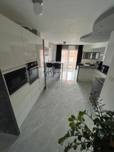 Kuchyň nebo kuchyňský kout v ubytování Apartments Ćosić