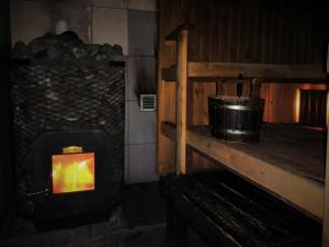 Kuchyň nebo kuchyňský kout v ubytování Vanhan Koulun Majatalo-Old School Guest House
