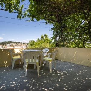 Balkón nebo terasa v ubytování Apartments Dominik