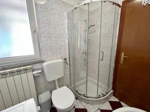 Koupelna v ubytování Apartments Tereza