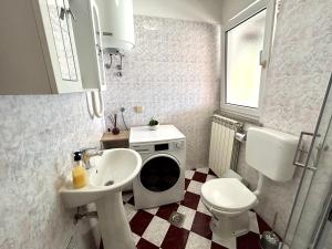 Koupelna v ubytování Apartments Tereza