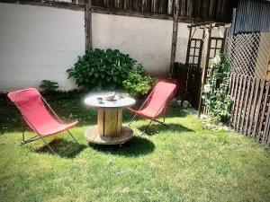 Ogród w obiekcie Gîte plain-Pied avec jardin du Centre Alsace