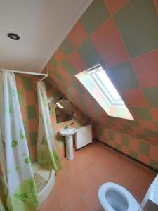 Ένα μπάνιο στο Pensiunea Brandusa