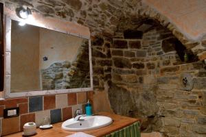 Koupelna v ubytování B&B Da Marta