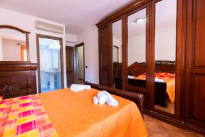 Ένα ή περισσότερα κρεβάτια σε δωμάτιο στο Teo's Apartment