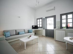 Area soggiorno di Anthemis Suites