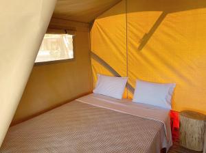 Postel nebo postele na pokoji v ubytování Mareleon Camping