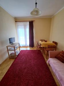 TV a/nebo společenská místnost v ubytování Pintér Apartman