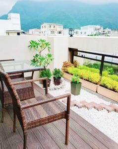 Un balcón o terraza de 聚一夏民宿