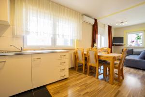 Kuchyň nebo kuchyňský kout v ubytování Glumac modern apartment in Novalja center