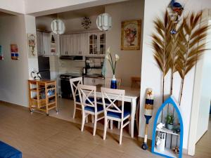 Köök või kööginurk majutusasutuses Ariya mare apartman Risan Montenegro, na plaži