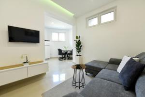 TV a/nebo společenská místnost v ubytování Apartment Mary 3
