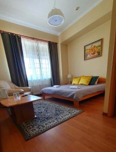 Postel nebo postele na pokoji v ubytování Laguna House