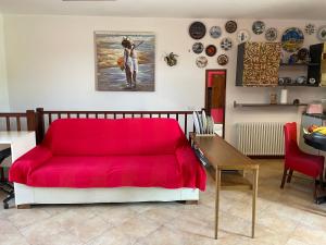 Ein Sitzbereich in der Unterkunft LunaSole Casa vacanza mare