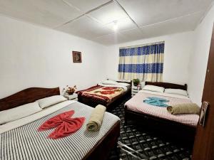 Postel nebo postele na pokoji v ubytování Haven backpackers