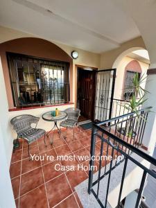 Balkon lub taras w obiekcie Casa de Holm