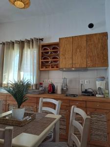 Kuchyň nebo kuchyňský kout v ubytování Poudas House