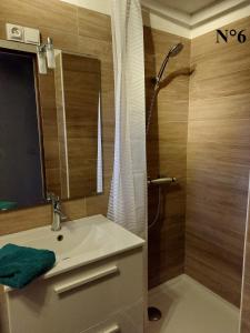 Koupelna v ubytování Vista Mare Ghisonaccia - Ange Nico -