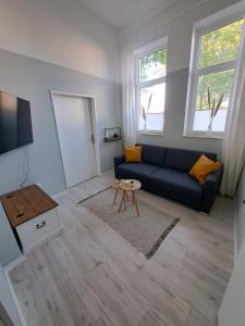 Posezení v ubytování Riverside Geeste Appartement - Mitten im Herzen von Bremerhaven, inkl. Garage