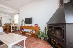 Televízia a/alebo spoločenská miestnosť v ubytovaní Penthouse Terrace