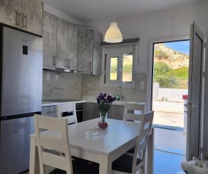 Kuchyň nebo kuchyňský kout v ubytování Kos Harmony Apartments