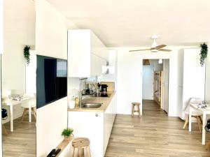 A cozinha ou kitchenette de Appartement Elida vue mer