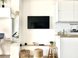 A cozinha ou kitchenette de Appartement Elida vue mer