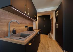 Kuchyňa alebo kuchynka v ubytovaní Villa Bauhaus Gold