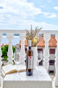 Balkón nebo terasa v ubytování Anmarie Apartments Crikvenica