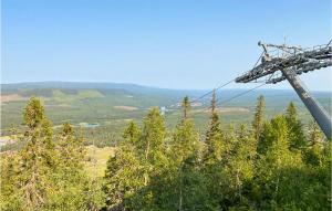 a ski lift tower on a hill with trees at Awesome Apartment In Transtrand With Sauna, Wifi And 3 Bedrooms in Transtrand