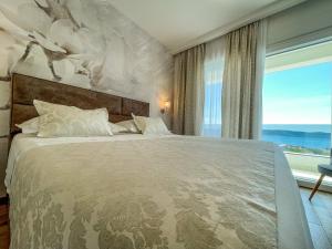 Ένα ή περισσότερα κρεβάτια σε δωμάτιο στο Luxurious Villa Meri +80 φωτογραφίες