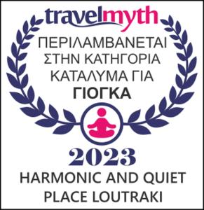 Certifikát, hodnocení, plakát nebo jiný dokument vystavený v ubytování Harmonic Place Loutraki
