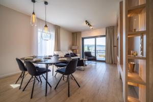 Posezení v ubytování Holiday House U Hájenky 6L Lipno Home